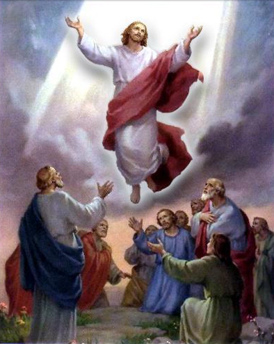 Jesus ascending into heaven Wallpaper