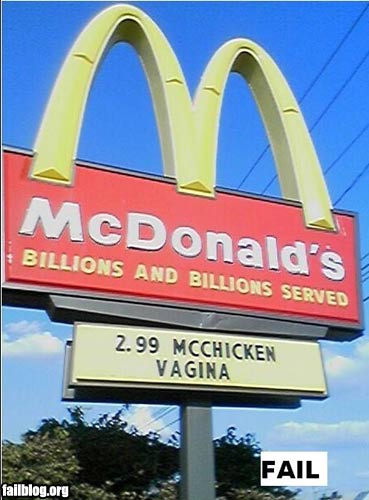 fail funnies. Sunday Funnies: McDonald#39;s Is